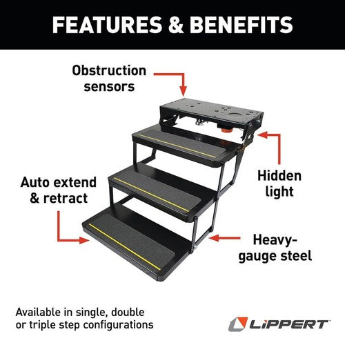 Lippert Components 3658373 Series 25 STEPS & STEP RUGS RV
