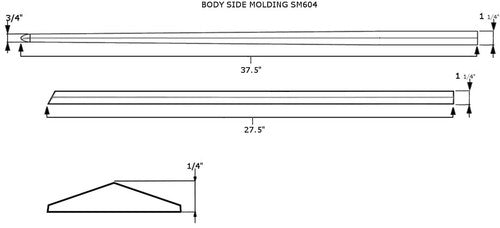 Coast To Coast CCISM604  SIDE MOLDING