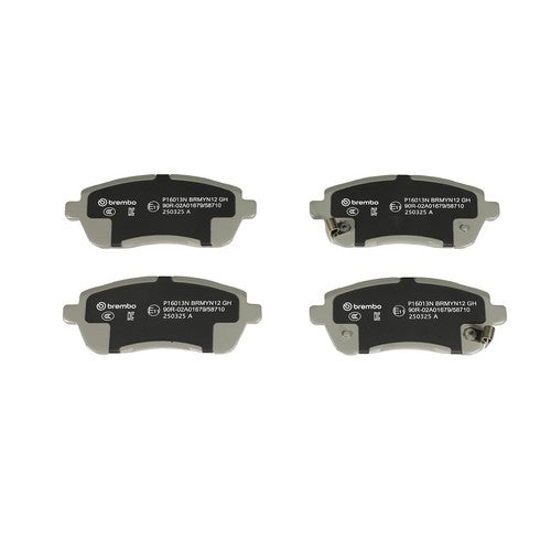 Brembo Rear Ceramic Brake Pads Fits 2011-2014 Mazda 2 4 Piece Brake Set P16013N