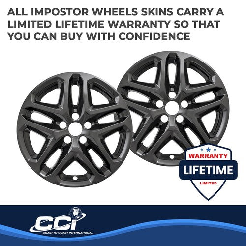 Coast To Coast IWCIMP372BLKN IMPOSTOR  WHEEL COVER