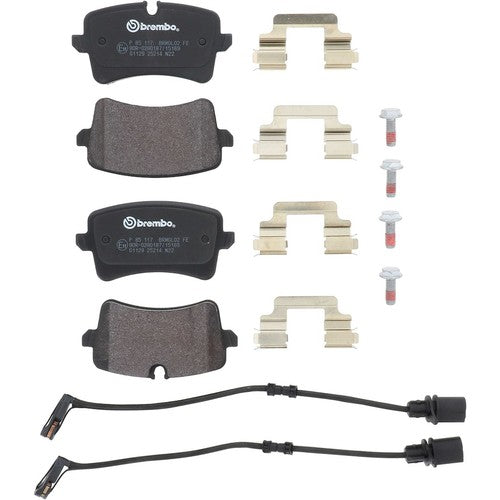 Brembo Rear Low Metallic Brake Pads Fits 2012-2013 Audi A6 Brakes 4 Pc P85117