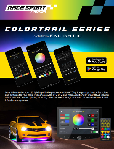 Race Sport Lighting AKIT2DR COLORTRAIL LIGHTS UTILITY