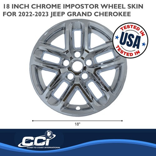 Coast To Coast IWCIMP482X Wheel Skin 18 Inch 5 Y Spokes Set Of 4