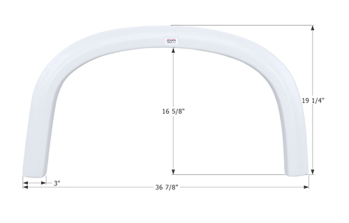 Icon 12038 Single Axle FENDER SKIRTS RV