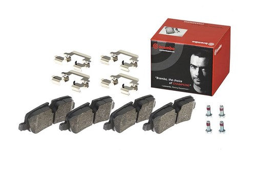Brembo Rear Low Metallic Brake Pads Fits 2005-2009 Land Rover LR3 4 Piece P44013