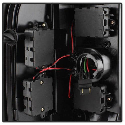 Spyder 07-13 Silverado (Will Not Work w/2010 921 Bulb) V3 LED Tail Lghts Blk ALT
