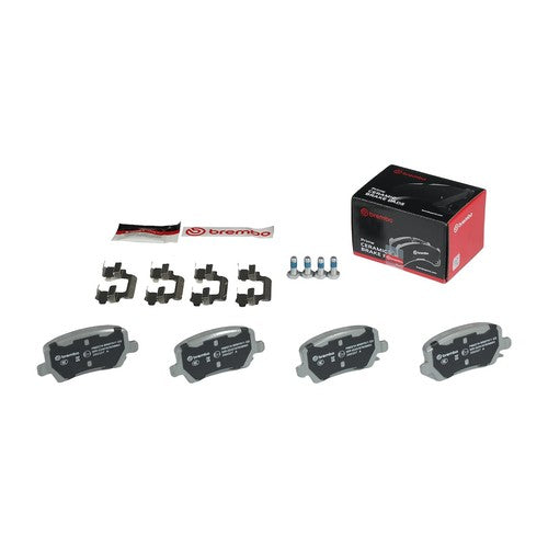 Brembo Rear Ceramic Brake Pads Fits 2006?2011 Volkswagen GTI 4 Pc Brakes P85073N
