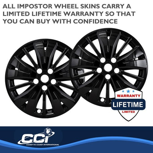 Coast To Coast IWCIMP488BLK IMPOSTOR  WHEEL COVER