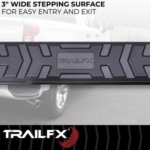 TrailFX AL4017B TrailFX A4 Series NERF BAR OVAL 4 1/2"