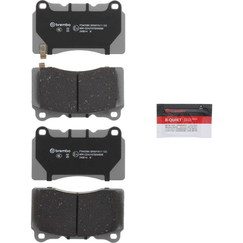 Brembo Front Ceramic Brake Pads Fits 2015-2017 Subaru WRX STI 4 Piece P54039N