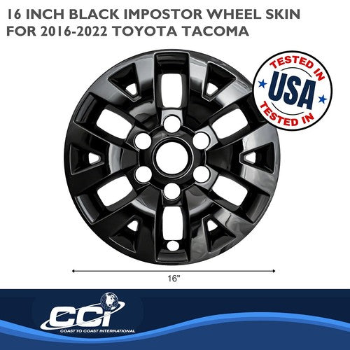 Coast To Coast IWCIMP445BLK IMPOSTOR  WHEEL COVER