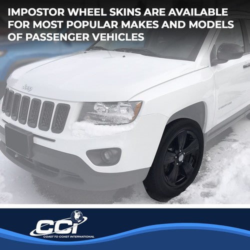 Coast To Coast IWCIMP373BLK IMPOSTOR  WHEEL COVER