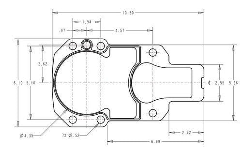Sierra Marine 18-2743 Marine Series MARINE EXHAUST MANIFOLD GASKET