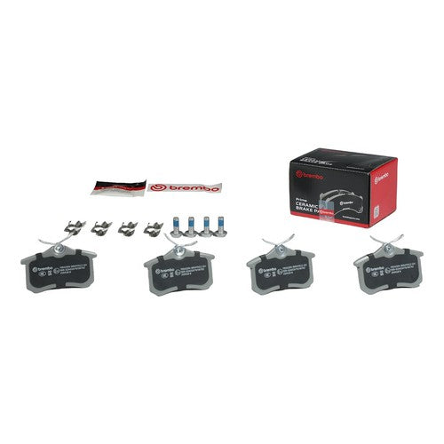 Brembo Rear Ceramic Brake Pads Fits 2000-2006 Audi TT 4 Piece Brakes P85020N
