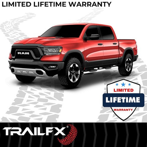 TrailFX A7082S TFX 5" Oval Straight Side Bars NERF BAR OVAL 5"