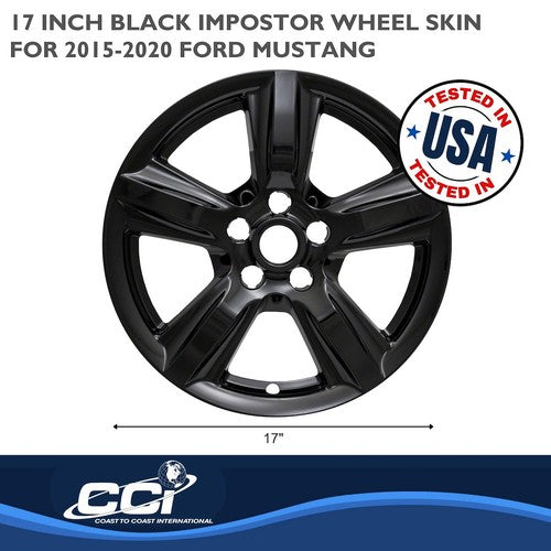 Coast To Coast IWCIMP408BLK IMPOSTOR  WHEEL COVER