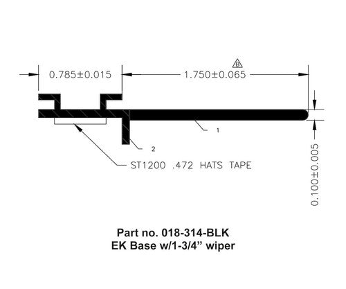 AP Products 018-314-BLK  HARDWARE SEALS WEATHERSTRIP RV
