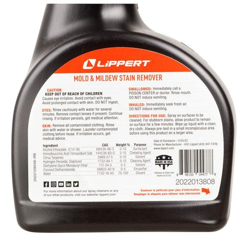 Lippert Components 2022013808  RV CLEANERS INTERIOR & SPECIAL