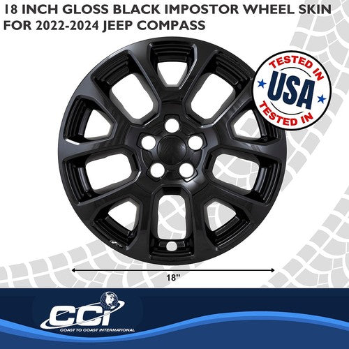 Coast To Coast IMP507BLK IMPOSTOR  WHEEL COVER