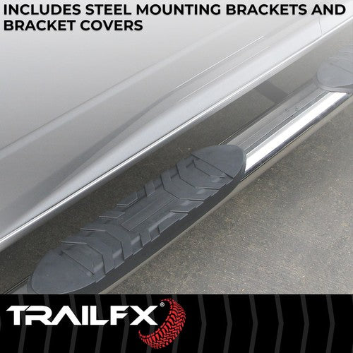 TrailFX A1002S TFX 4" Oval Tube Side Steps NERF BAR OVAL 4"