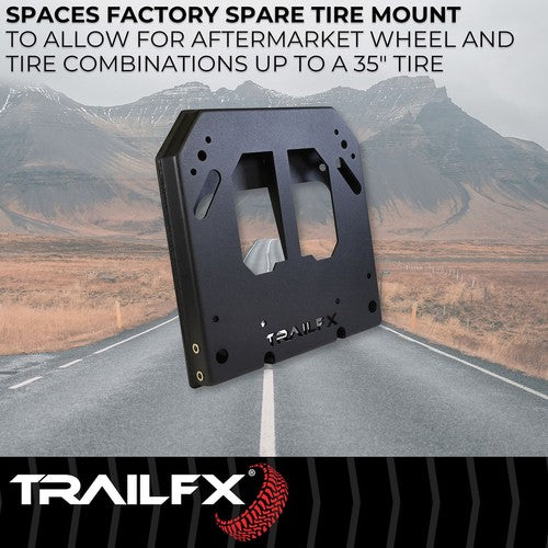 TrailFX BR009T TrailFX Spare Tire Carrier Spacer SPARE TIRE SPACER