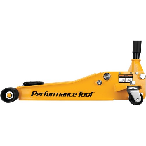 Performance Tool W1645 Professional Low-Profile Swiveling Floor Jack, 3.5-Ton Ca