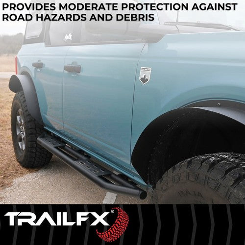 TrailFX BR012T TrailFX Rocker Guard Steps ROCKER PANEL PROTECTOR