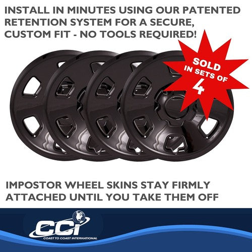 Coast To Coast IMP102BLK IMPOSTOR  WHEEL COVER