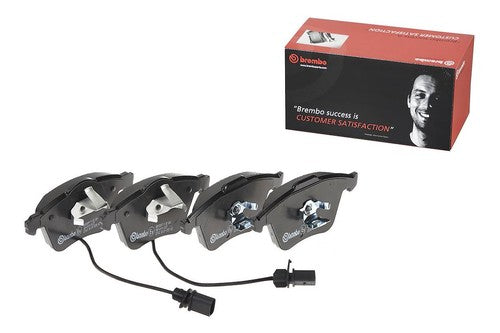 Brembo Front Low Metallic Brake Pads Fits 2005-2009 Audi A4 Brakes 4 Pc P85084