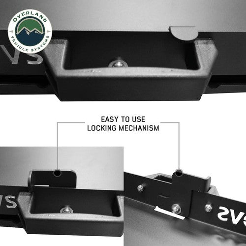 Overland Vehicle Systems 21010504 Refrigerator Slide Tray 102in Lx 20in W Black