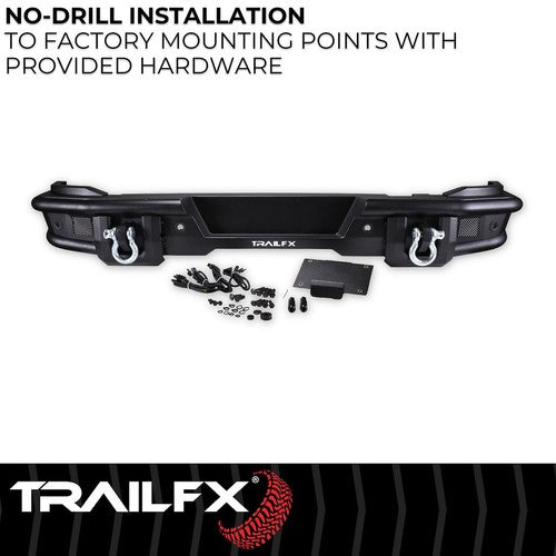 TrailFX BR004T TrailFX Bronco Products BUMPER TRUCK REAR