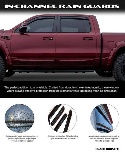 Black Horse Offroad 1494804IN  RAINGUARDS