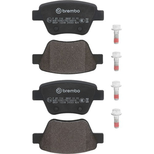 Brembo Rear Low Metallic Brake Pads Fits 2010-2014 Volkswagen Jetta 4 Pc P85114