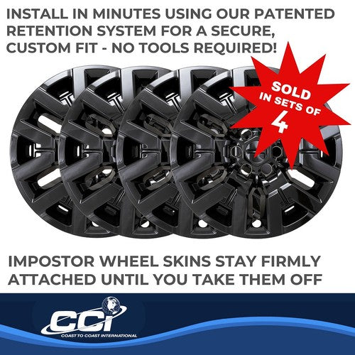 Coast To Coast IWCIMP504BLK IMPOSTOR  WHEEL COVER