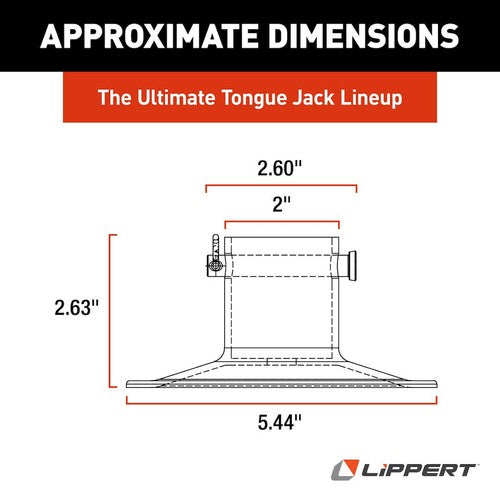 Lippert Components 165253  TRAILER JACK ACCESSORIES