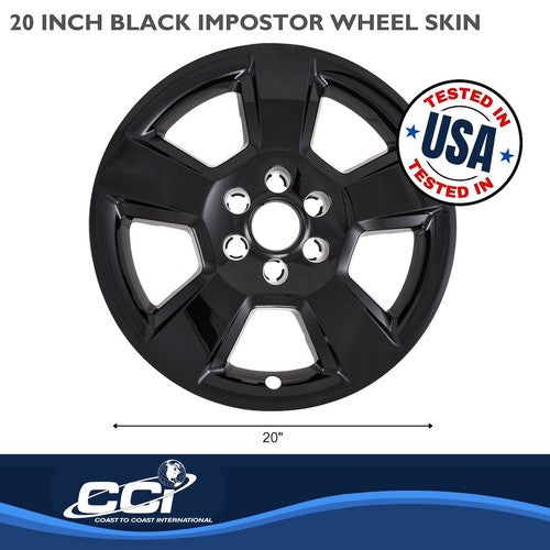 Coast To Coast IWCIMP490BLK IMPOSTOR  WHEEL COVER