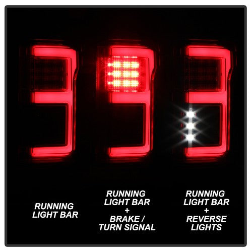 Spyder Auto 5083784 Light Bar Led Tail Lights Will Only Fit Factory Led Models P