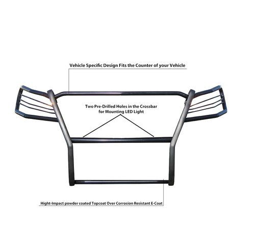 Black Horse Offroad 17D502MA  GRILL GUARD