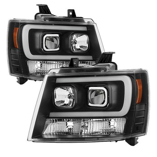 Spyder 5082565 Headlight Assy V2 Halogen Bulb Projector Beam Set of 2