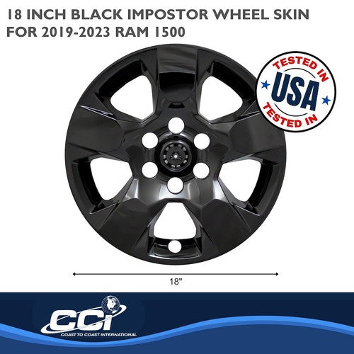 Coast To Coast IWCIMP435BLK IMPOSTOR  WHEEL COVER