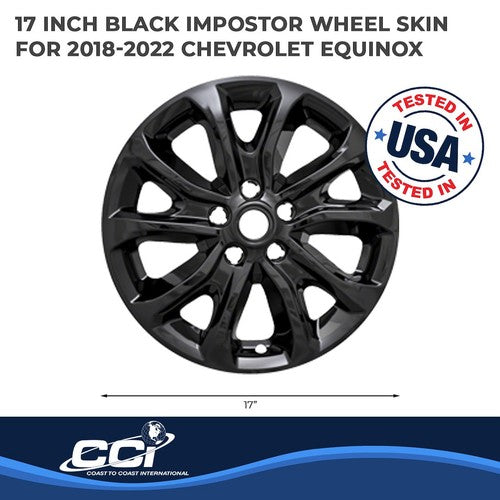 Coast To Coast IWCIMP409BLK IMPOSTOR  WHEEL COVER