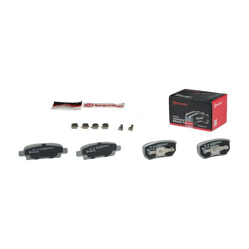 Brembo Rear Ceramic Brake Pads Fits 2007-2017 Jeep Patriot 4 Pc Brakes P54034N