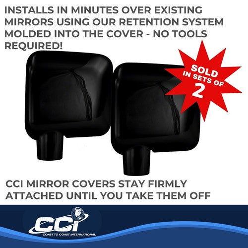 Coast To Coast CCIMC67401BK  MIRROR COVERS