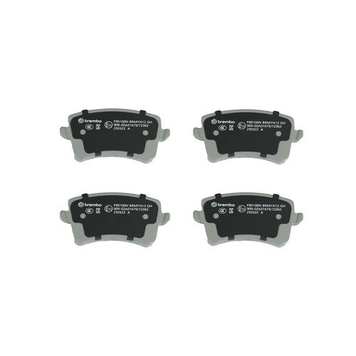 Brembo Rear Ceramic Brake Pads Fits 2009-2017 Audi Q5 Brakes 4 Piece P85100N