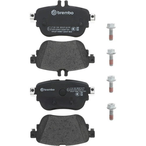 Brembo Rear Low Metallic Brake Pads Fits 2017-2019 Mercedes-Benz E300 P50136