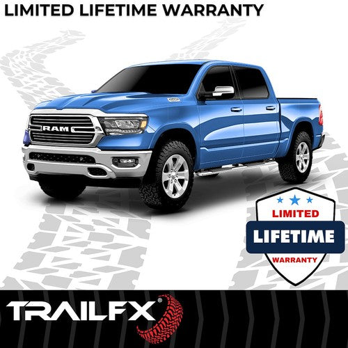 TrailFX A4016S TFX 4" Trapezoid Side Steps NERF BAR OVAL 4"