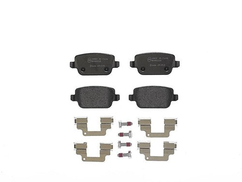 Brembo Rear Low Metallic Brake Pads Fits 2008-2012 Land Rover LR2 4 Piece P44016