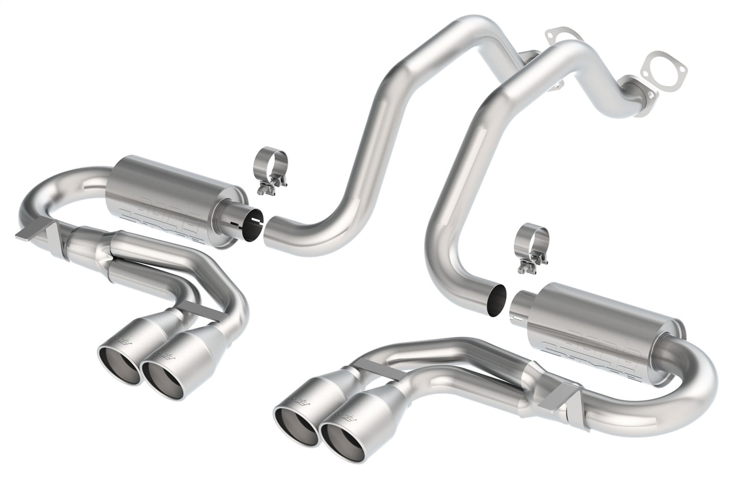 Borla 140038 - S-Type Classic Cat-Back(tm) Exhaust System For 1997-2004 Chevrole