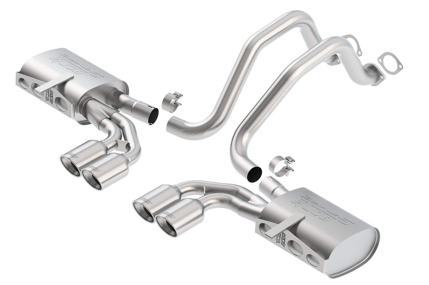 Borla 140427 - S-Type II Cat-Back(tm) Exhaust System For 1997-2004 Chevrolet Cor