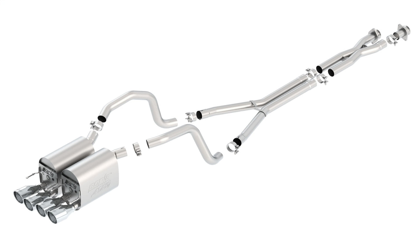 Borla 140453 - ATAK(r) Cat-Back(tm) Exhaust System 2005-2008 Chevrolet Corvette